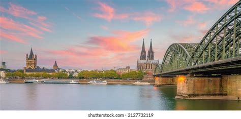 Downtown Cologne City Skyline Cologne Cathedral Stock Photo 2127732119 | Shutterstock