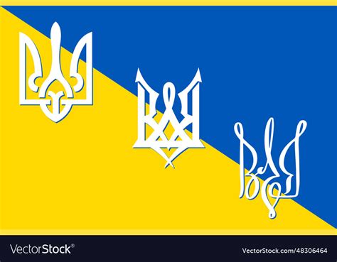 Set of coats arms ukraine Royalty Free Vector Image