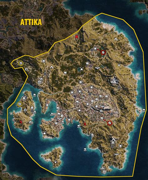 AC Odyssey: Attika - tombs, ostracons, documents, secrets | gamepressure.com