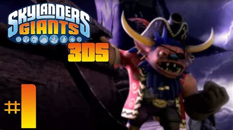 SKYLANDERS GIANTS 3DS PART 1 - Captain Frightbeard & Rette Flynn | Let ...