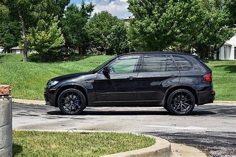 BMW X5M E70 Black with Vossen HF-3 Aftermarket Wheels Wheel | Wheel Front