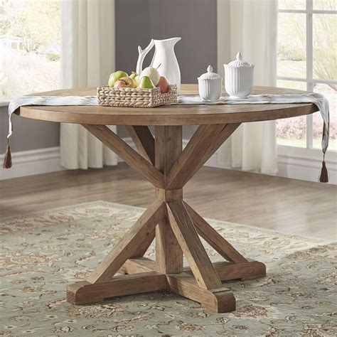 Rustic antique kitchen idea. | Round dining table sets, Round dining ...