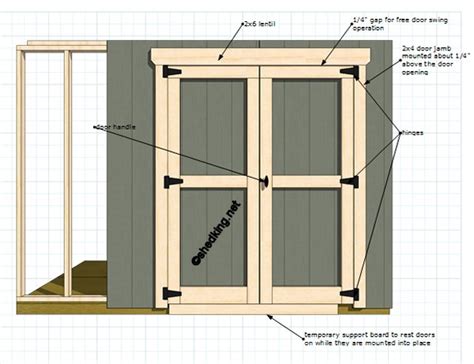 Shed Door Designs Plans