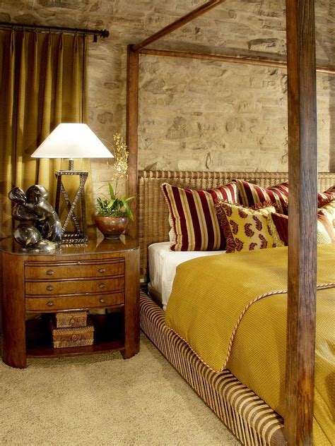 25 Bedrooms that Celebrate the Textural Brilliance of Stone Walls