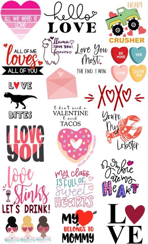 Free Valentine’s Day SVG Cut Files - The Girl Creative