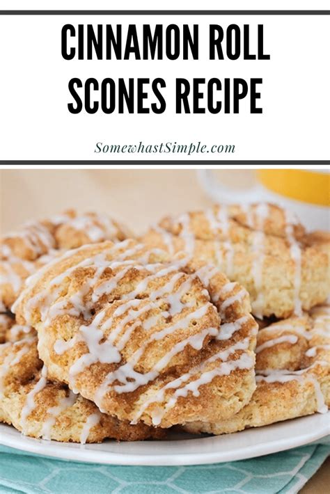 Best Cinnamon Scones Recipe (Sweet & Easy) - Somewhat Simple