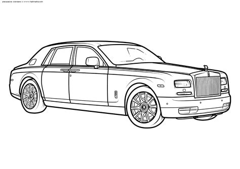 Rolls Royce Pic Drawing - Drawing Skill