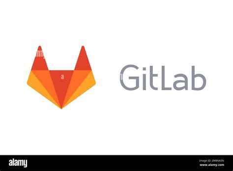 GitLab, Logo, White background Stock Photo - Alamy