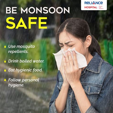 Be safe this monsoon