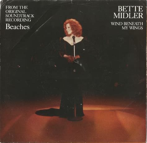 Bette Midler – Wind Beneath My Wings (1989, Picture Sleeve, Vinyl) - Discogs