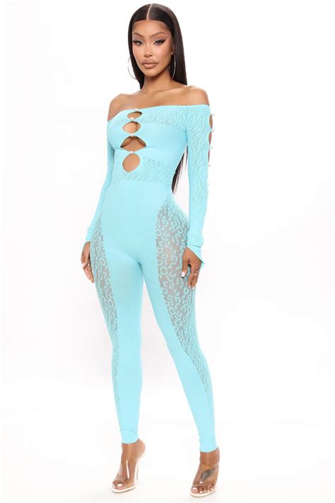 Sierra Seamless Jumpsuit - Aqua | Fashion Nova, Jumpsuits | Fashion Nova