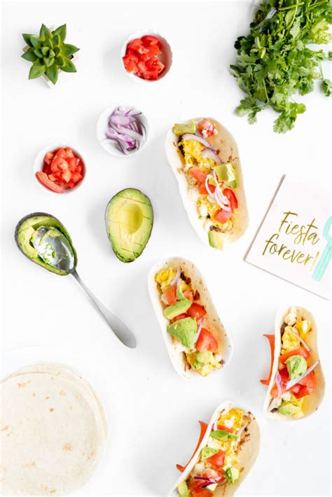 Mexican Breakfast Soft Tacos | Cutefetti