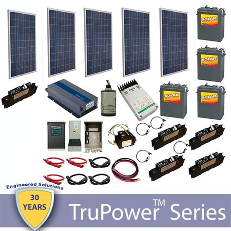 TruPower AC Off Grid Cabin Kit 600W - Cloudy by Silicon Solar