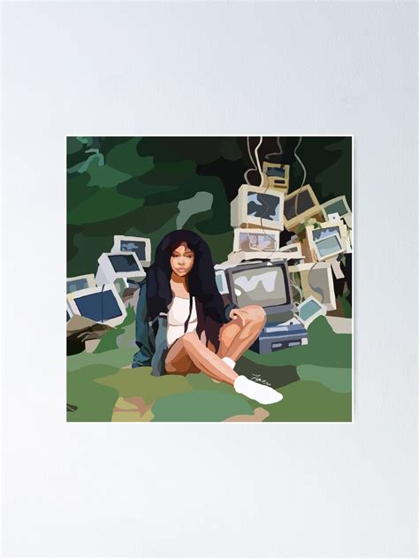 "SZA - CTRL Album Cover Art" Poster for Sale by toladipo | Redbubble