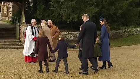 Royal Family members arrive at Sandringham church for traditional Christmas Day service | UK ...