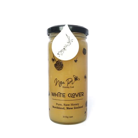 White Clover Honey 315g Jar – NGA PI HONEY