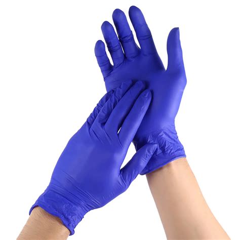 100pcs Disposable Gloves Nitrile Rubber Gloves Latex For Home Food Laboratory Cleaning Rubber ...