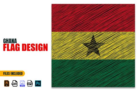 Ghana Independence Day Flag Graphic by mspro996 · Creative Fabrica