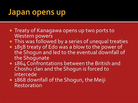 PPT - Japanese Foreign Policy 1855-1905 Notes from Barnhart and Duus ...