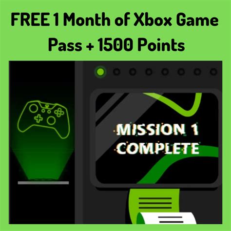 Microsoft Rewards: FREE 1 Month of Xbox Game Pass + 1500 Points ...