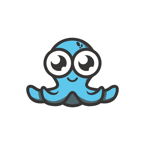 cute octopus cartoon character 17774610 Vector Art at Vecteezy