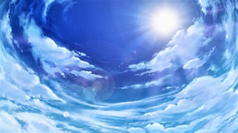 Anime Landscape: Sky Anime Landscape [Scenery Background] - Sky Image