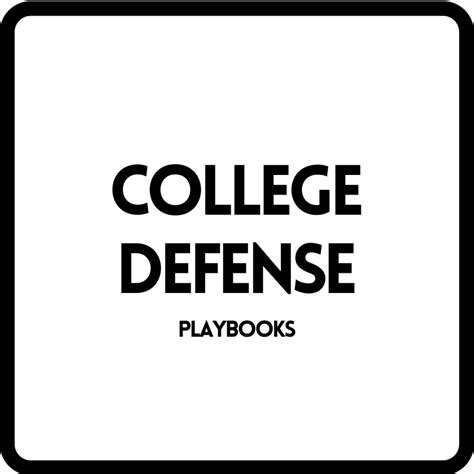 Defensive Playbooks - Football Playbooks