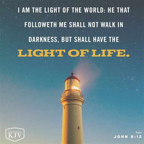 KJV Verse of the Day: John 8:12