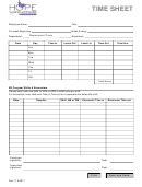 Door 2 Door Weekly Employee Time Sheet Template printable pdf download