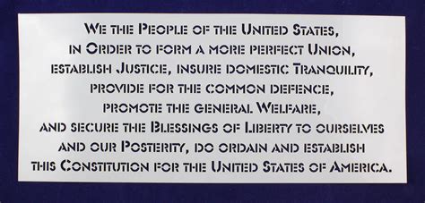 Preamble of US Constitution - 19 x 8.25 Inches - Walmart.com - Walmart.com