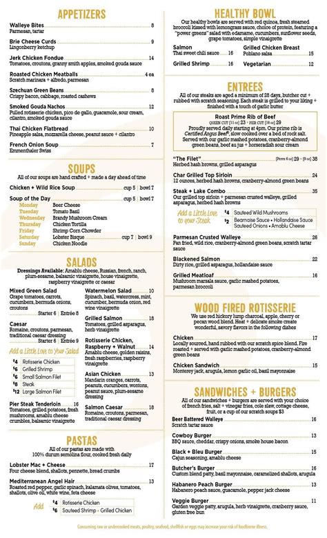 Pier 500 Menu, Menu for Pier 500, Hudson, Hudson - Urbanspoon/Zomato