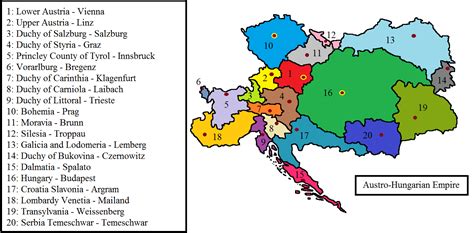 Map Austro Hungarian Empire The Map Of Its Subdivisions | Hot Sex Picture