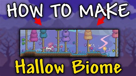 How to Make Hallow Biome in Terraria 1.4.4.9 | Hallow Biome Terraria ...