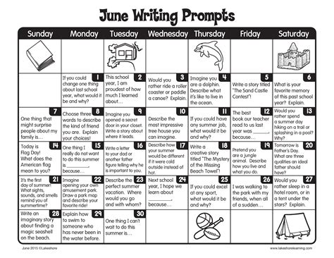 March Journal Prompts For First Grade - Dessie Visser's English Worksheets