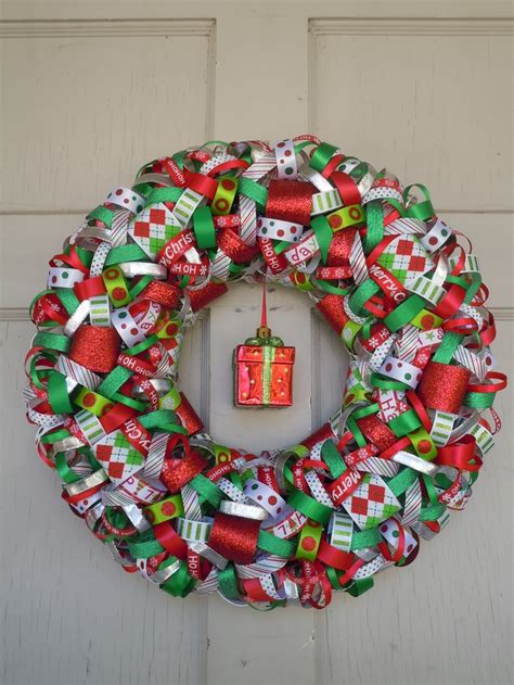 Pin by Adrienne Hancock on Made it Myself! | Christmas wreaths, Christmas ribbon, Christmas ...