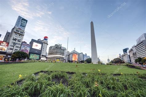 The Obelisk (El Obelisco) in Buenos Aires. – Stock Editorial Photo ...