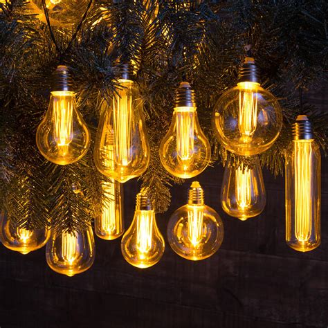 Buy 10 Mixed Connectable Edison Bulb String Lights — The Worm that Turned - revitalising your ...