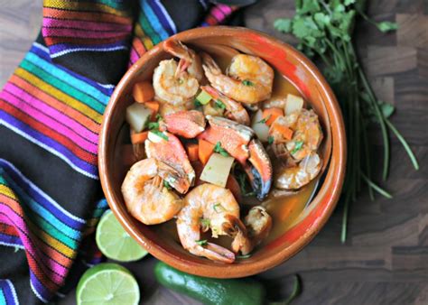 Mexican Seafood Soup (Caldo de Camaron) - My Latina Table