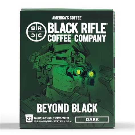 Black Rifle Coffee Beyond Black K-Cup Pods, Dark Roast, 22 Ct - Walmart.com
