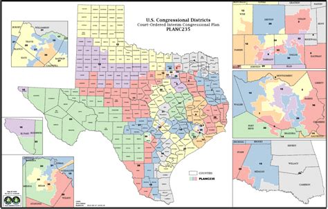 20 Texas State Representatives District Map Collection - Texas Us ...