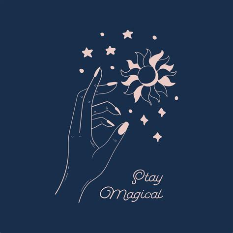 Stay Magical Modern Poster 952660 Vector Art at Vecteezy