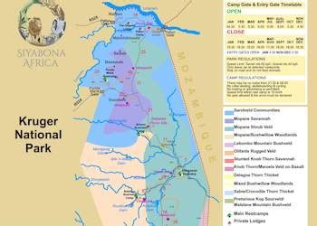 Kruger National Park Maps - Kruger Park Travel Information...