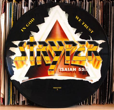 Stryper - In God We Trust Picture Disc Vinyl LP - 12 inch12 inch | In god we trust, Vinyl, God