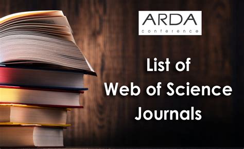 List of Web of Science Indexed Journals 2024 | WoS