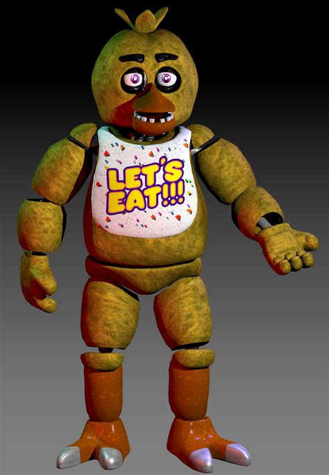 C4D|Chica The Chicken by YinyangGio1987 on DeviantArt