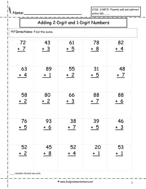 Adding 2 Digit Numbers