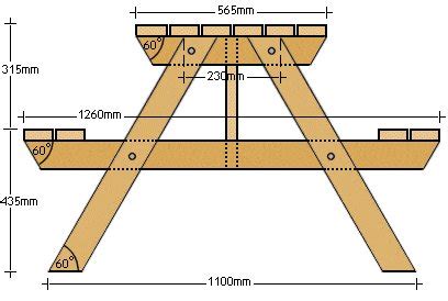 🔨 How to make a four seater picnic table | BuildEazy