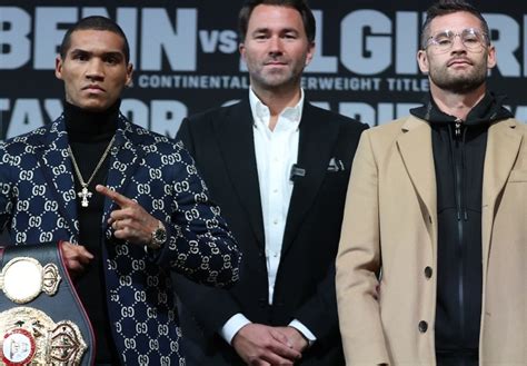 Photos: Conor Benn, Chris Algieri - Face To Face at Final Press ...