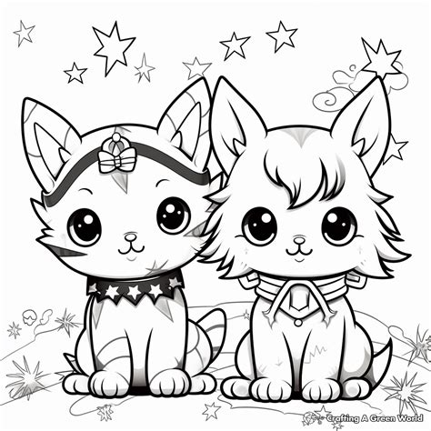 Kawaii Animals Coloring Pages - Free & Printable!