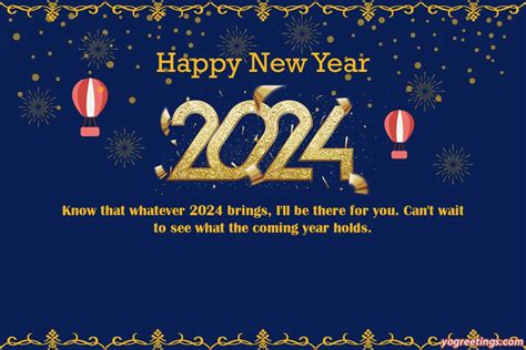 Best Happy New Year Greeting Cards for 2024 | New year wishes cards, Happy new year greetings ...